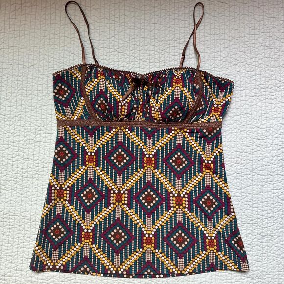 Xoxo Women's Y2K Babydoll Stretchy Tank Top Size Large - Picture 1 of 3